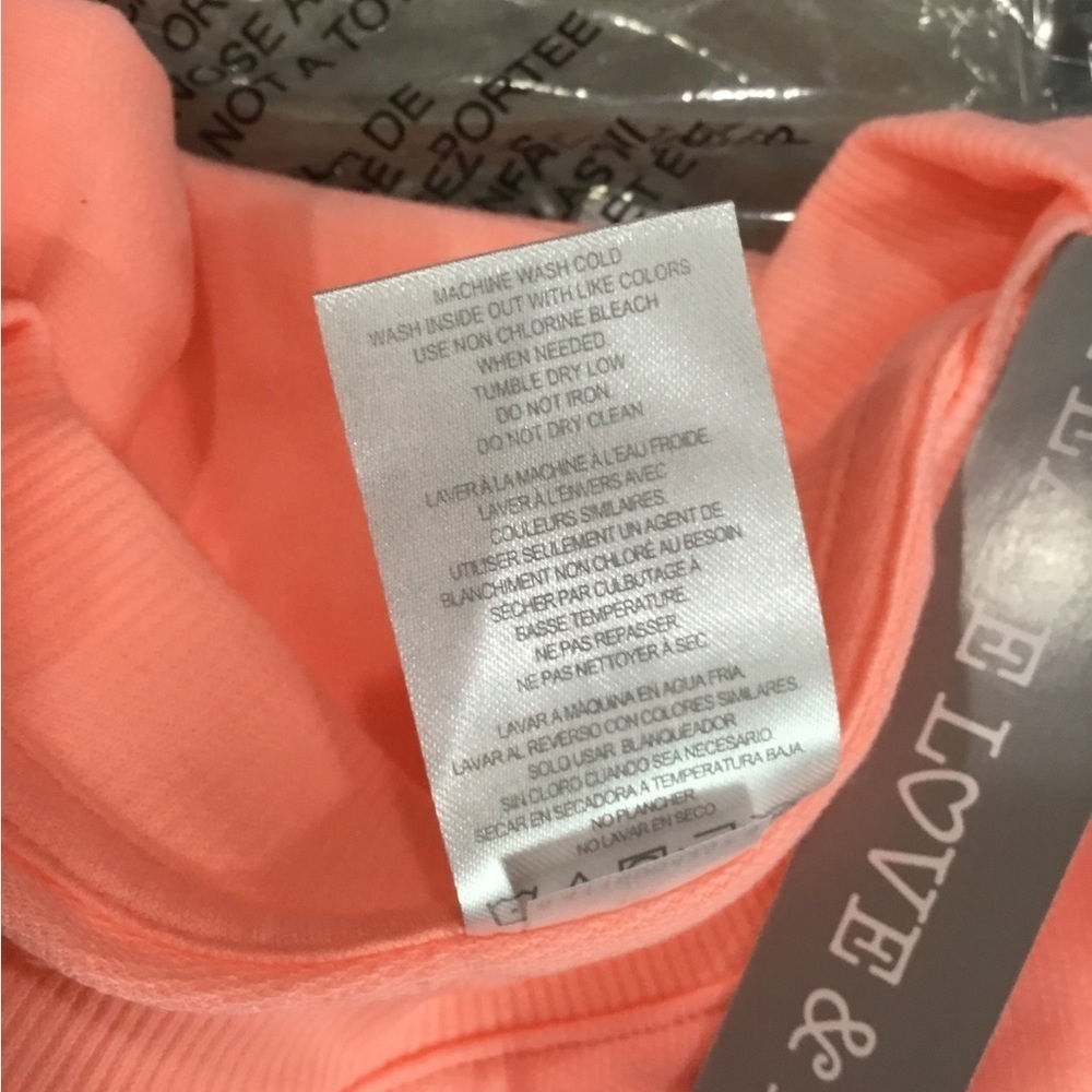 Peace love and dreams XL 3 piece lounge/ pajama set coral - Picture 4 of 16